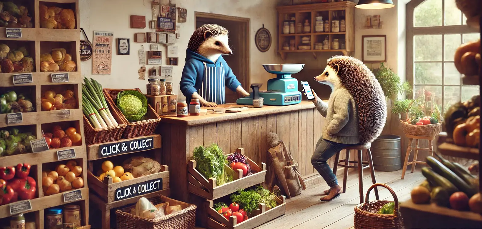 Hedgehog Click & Collect Shop